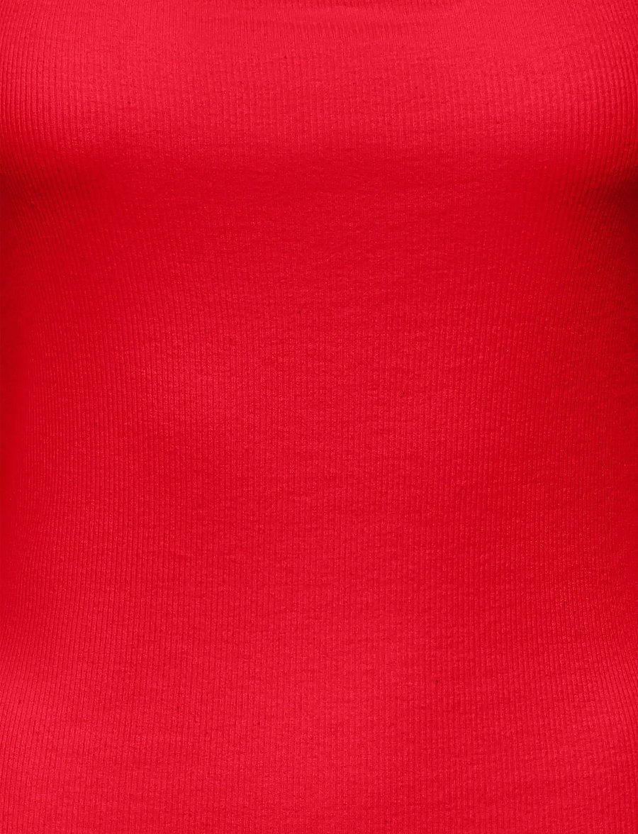 JDY - JDYMALLI 3/4 BOATNECK TOP JRS NOOS - kortärmade blusar - racing red - 2