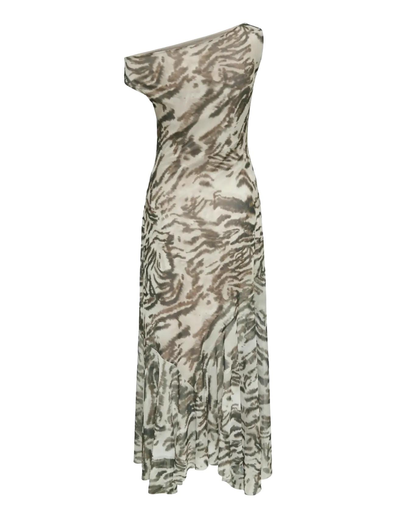 JDY - JDYMONE S/L MIDI MESH DRESS JRS EXP - sommerkjoler - birch - 1