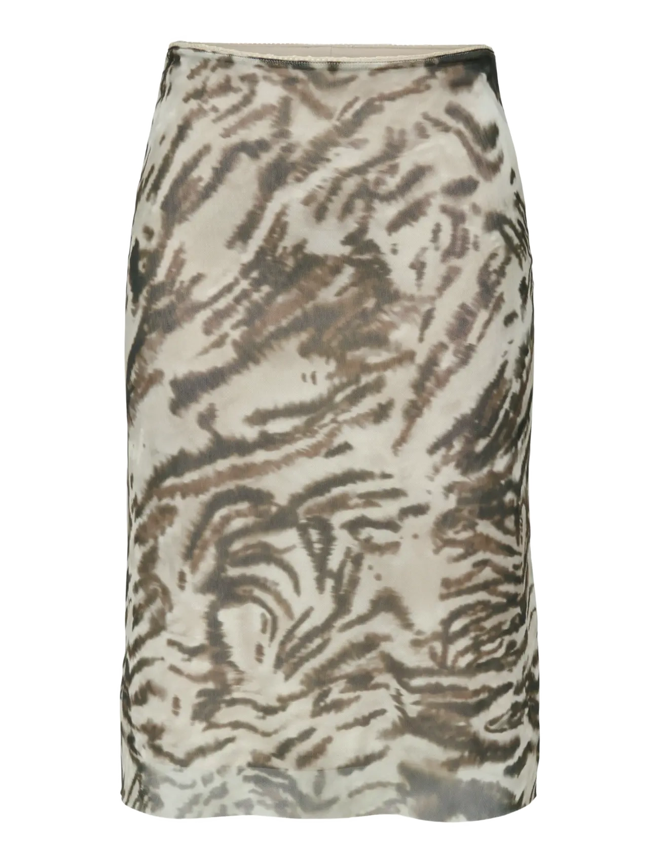 JDY JDYMONE MIDI MESH SKIRT JRS EXP - Röcke - BIRCH / cream