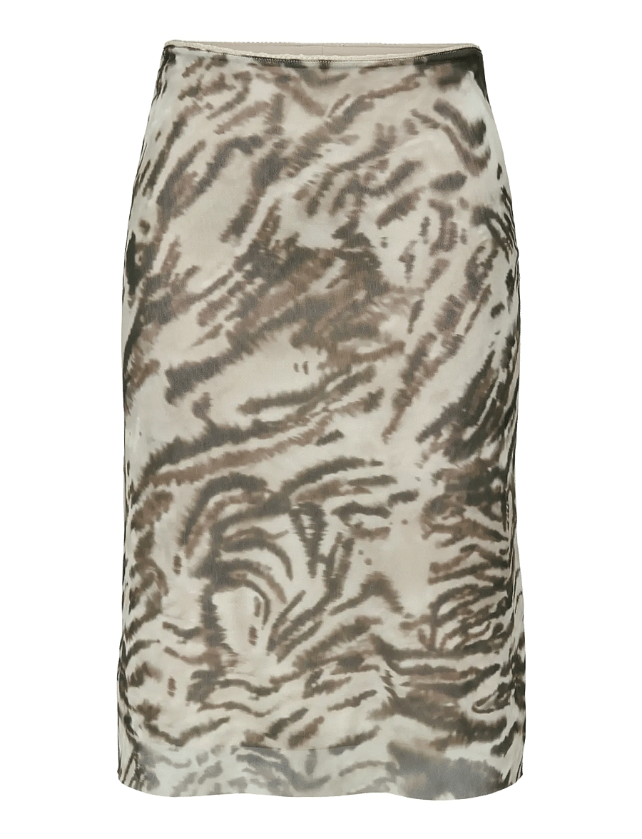 JDY - JDYMONE MIDI MESH SKIRT JRS EXP - birch - 0