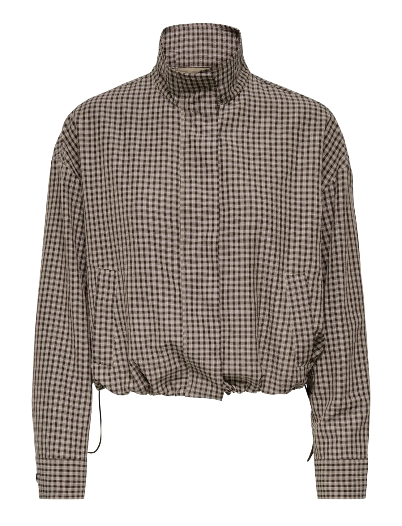 JDY - JDYUMI L/S CHECK JACKET WVN EXP - portabella - 1
