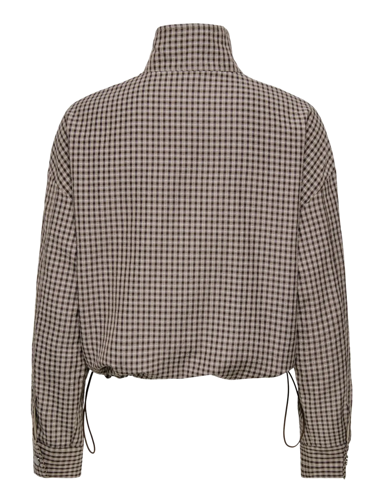 JDY - JDYUMI L/S CHECK JACKET WVN EXP - portabella - 2