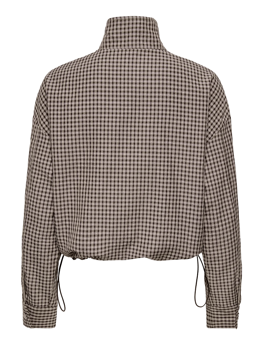JDY - JDYUMI L/S CHECK JACKET WVN EXP - frühlingsjacken - portabella - 2