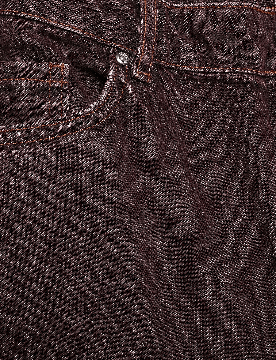 JDY - JDYVERA HW X-WID JEANS BROWN DNM - hosen mit weitem bein - mulch - 2
