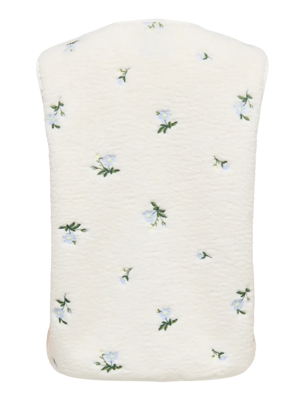 JDY - JDYSIMINA TEDDY FLOWER EMB WAISTCOAT OTW - teddy-vestid - marshmallow - 2