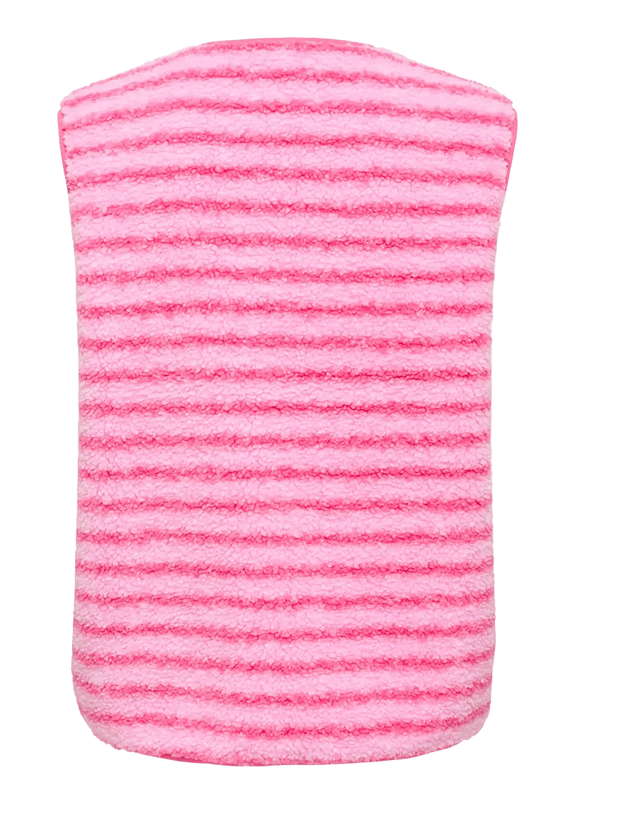JDY - JDYSIMINA TEDDY STRIPE WAISTCOAT OTW QIQ - hot pink - 2
