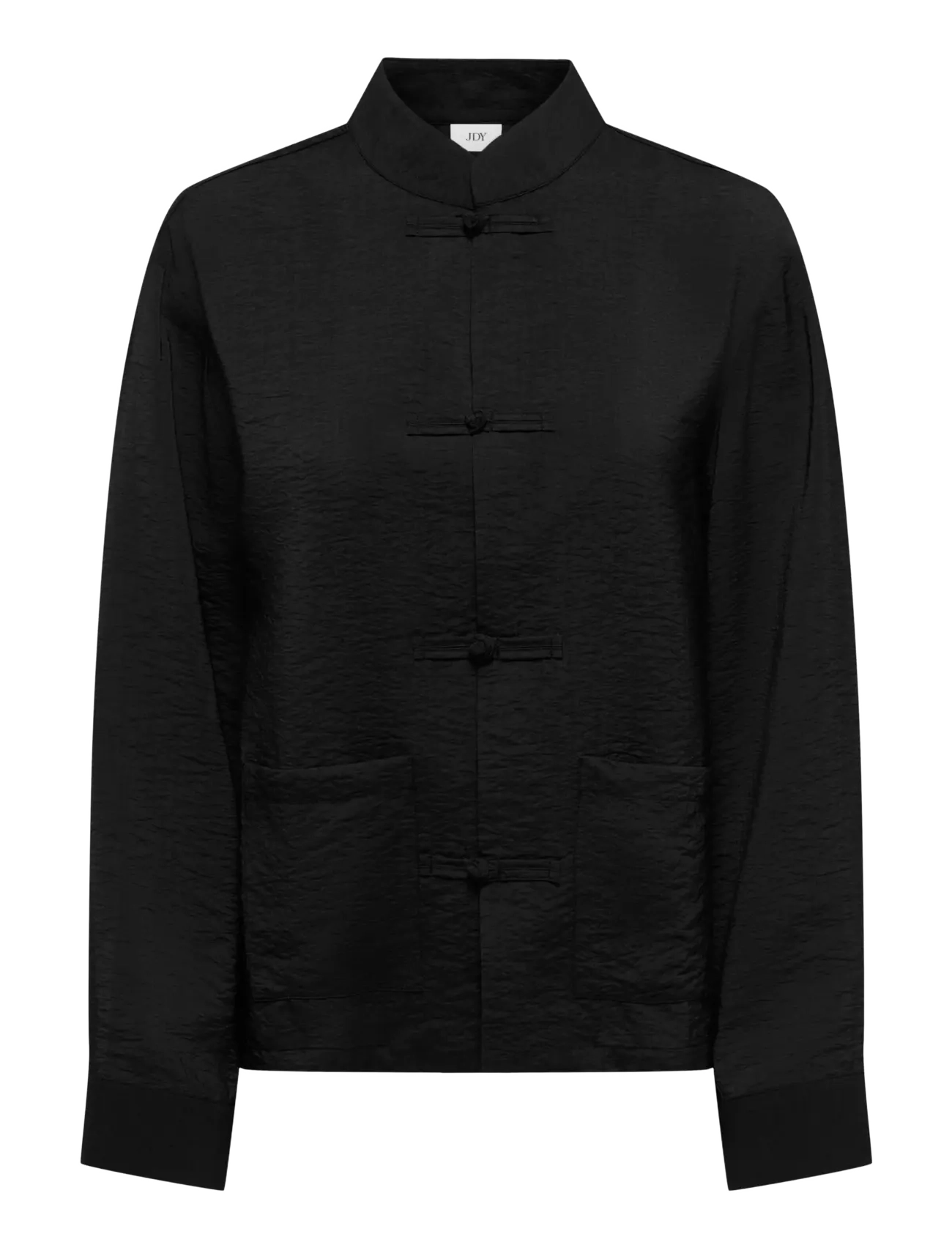 JDY JDYCILLA L/S NAPOLEON SHIRT WVN EXP - JDY - BLACK / black