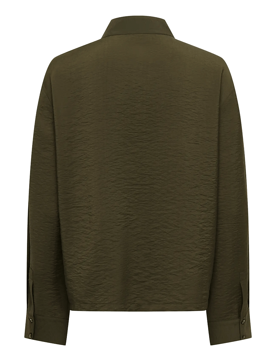 JDY - JDYCILLA L/S NAPOLEON SHIRT WVN EXP - long-sleeved shirts - slate black - 1