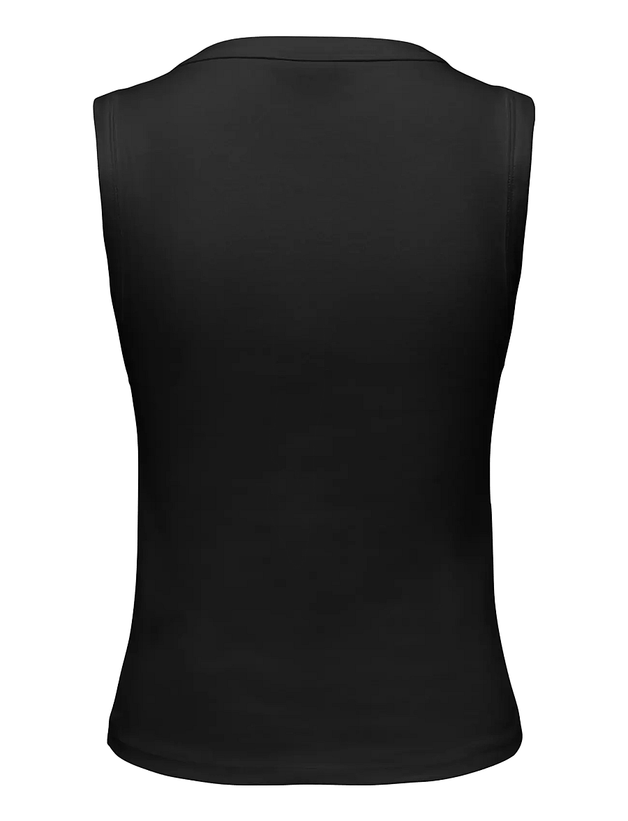 JDY - JDYASPA LIFE S/L VNECK TANK TOP JRS NOOS - Ärmellose tops - black - 1