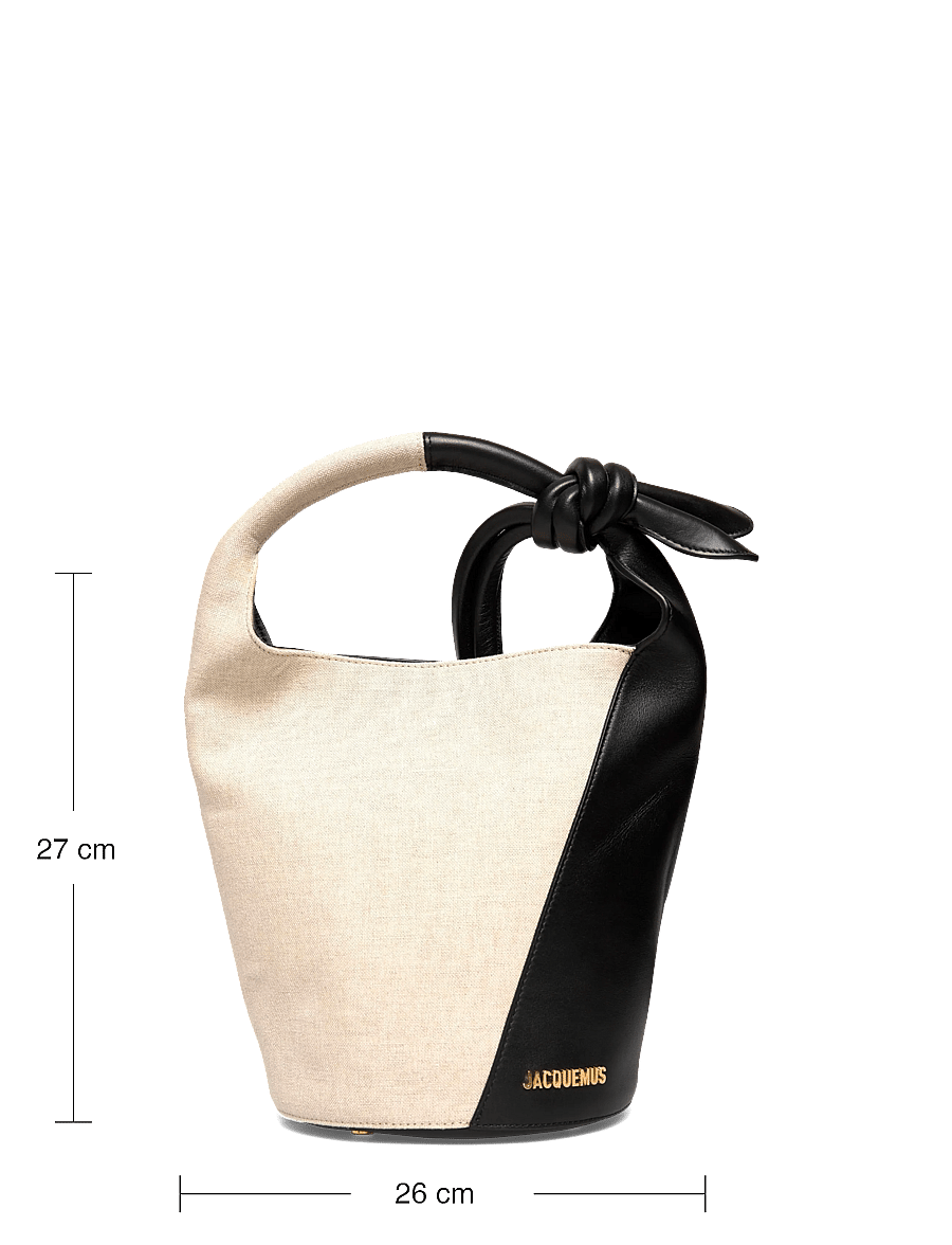 Jacquemus - Le Petit Tournie Tote Bag - tote bags - multicolored - 3