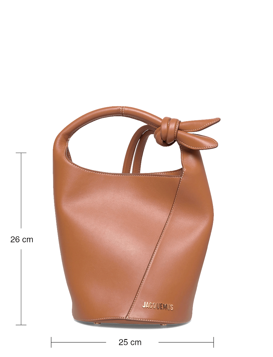 Jacquemus - Le Petit Tourni Bucket Bag - bucket bags - brown - 3