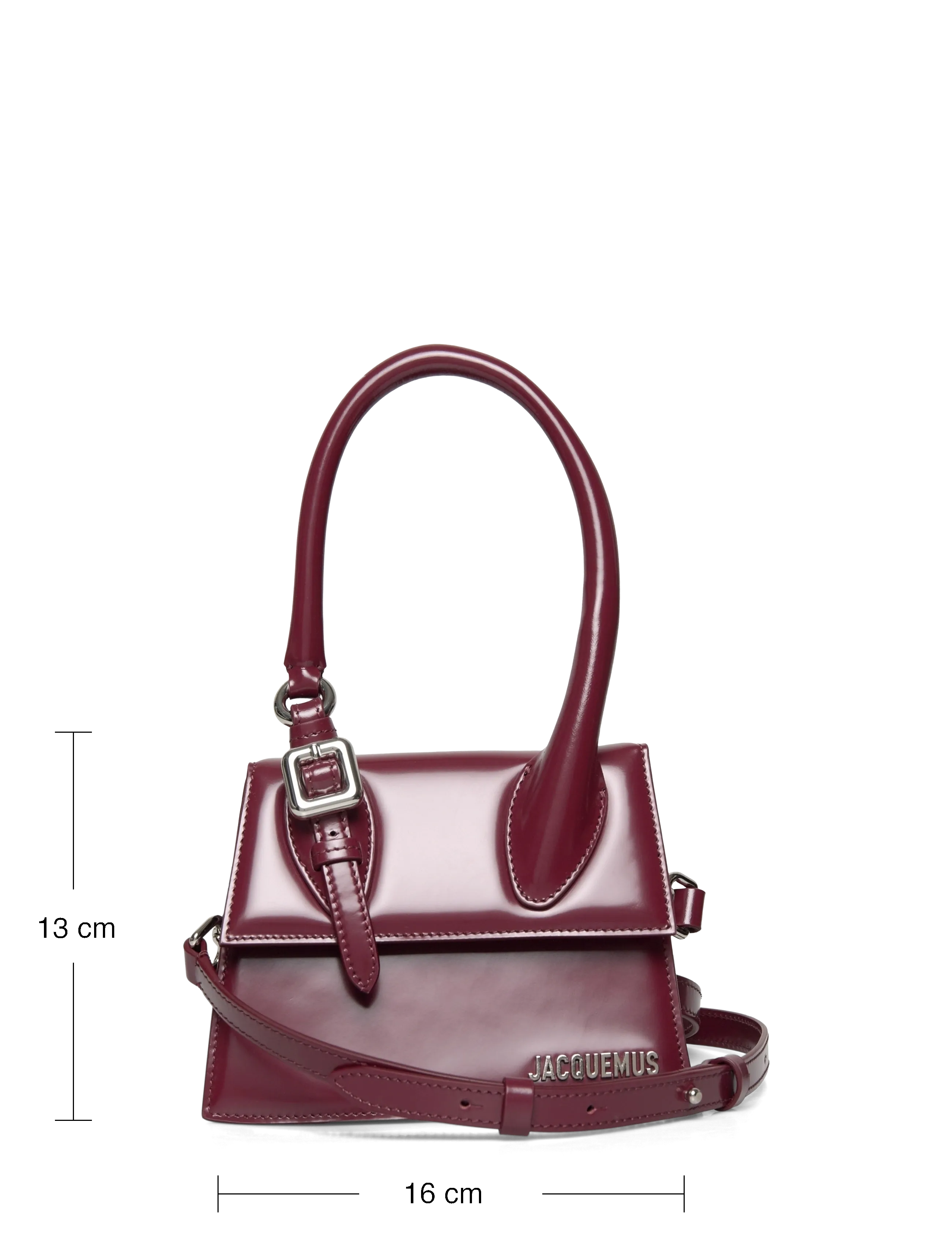 Jacquemus - Le Chiquito Moyen Boucle Bag - besondere anlässe - red - 3