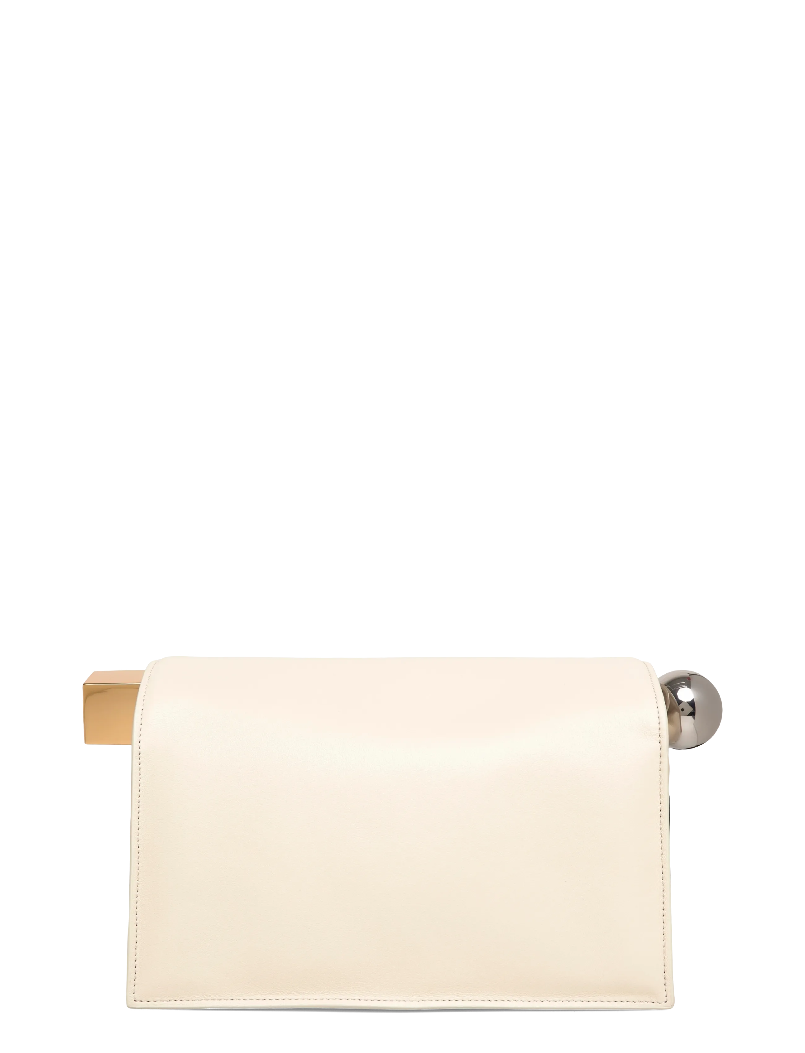 Jacquemus - La Pochette Rond Carré Clutch - white - 1
