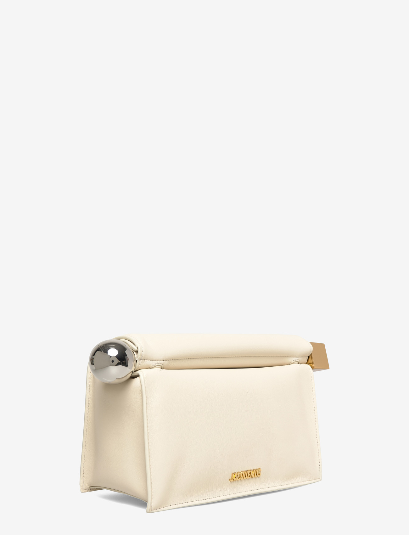 Jacquemus - La Pochette Rond Carré Clutch - special occasions - white - 2