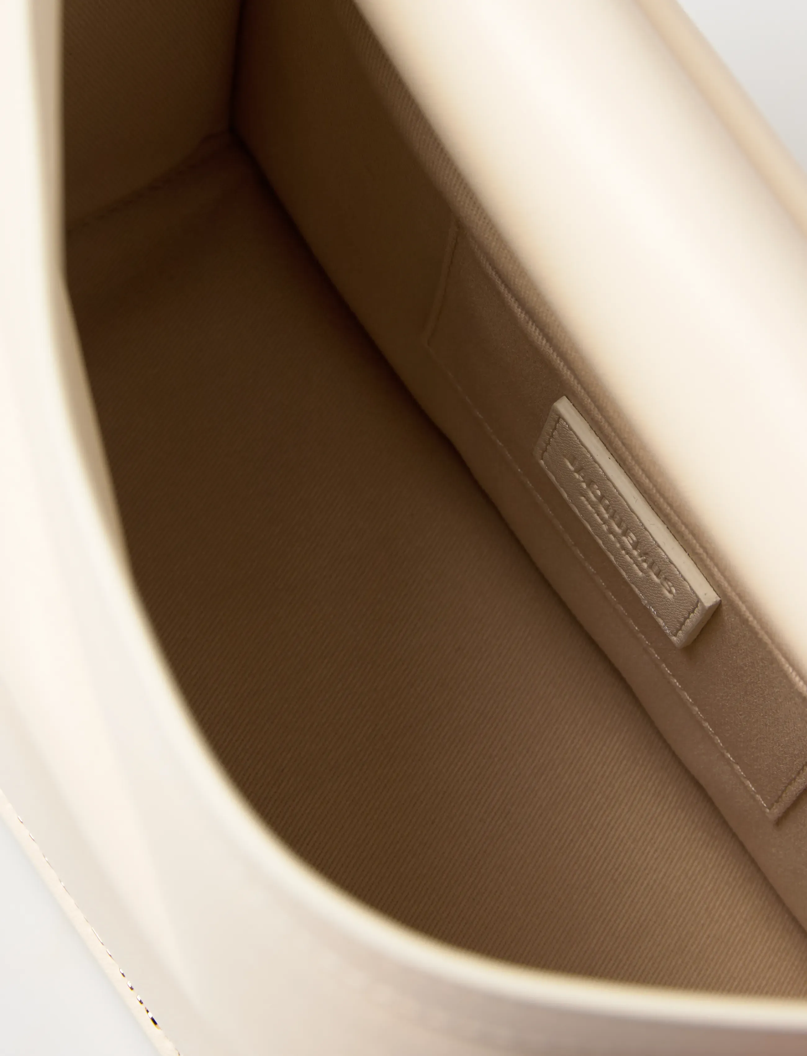 Jacquemus - La Pochette Rond Carré Clutch - white - 5