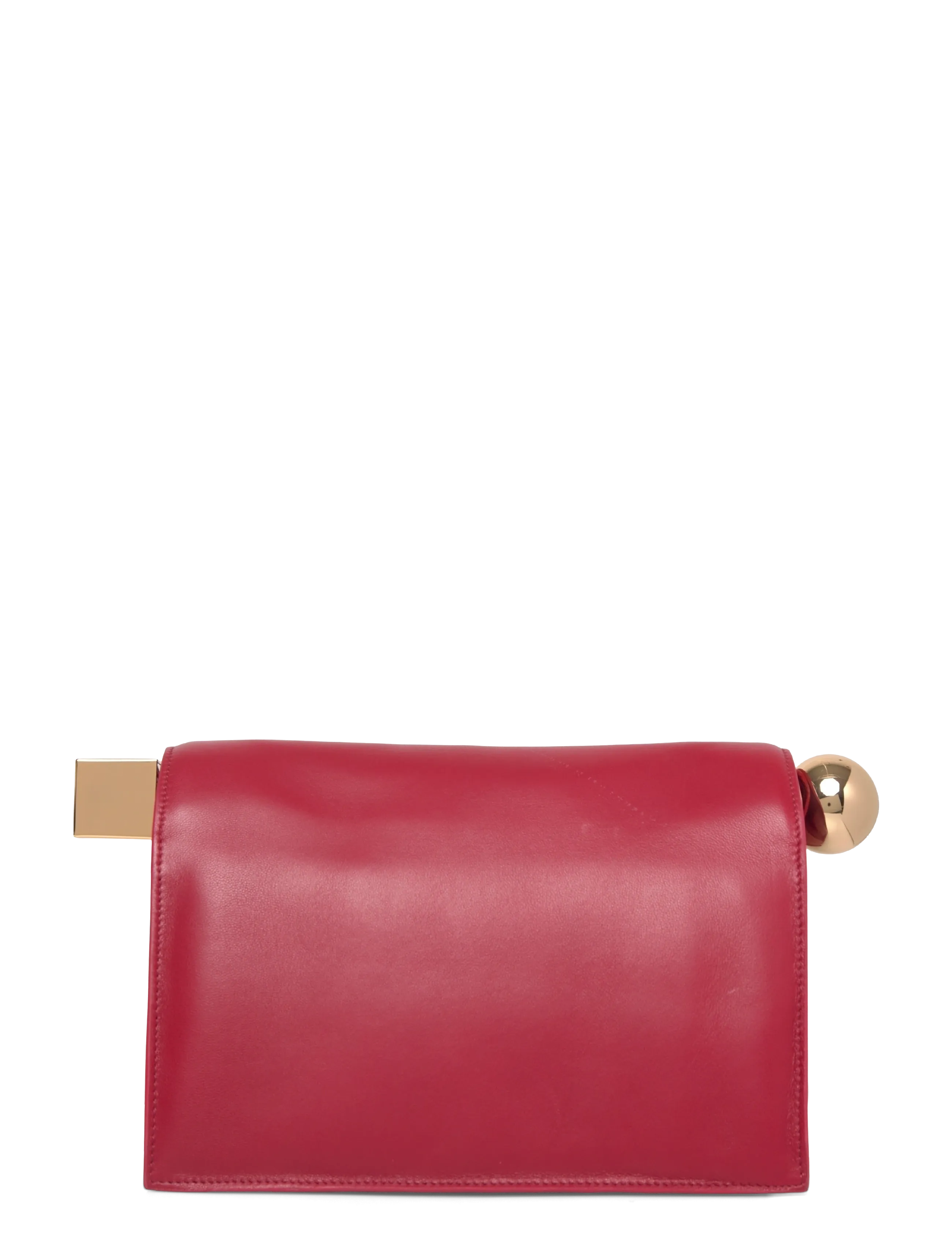 Jacquemus - La Pochette Rond Carré Clutch - special occasions - red - 1