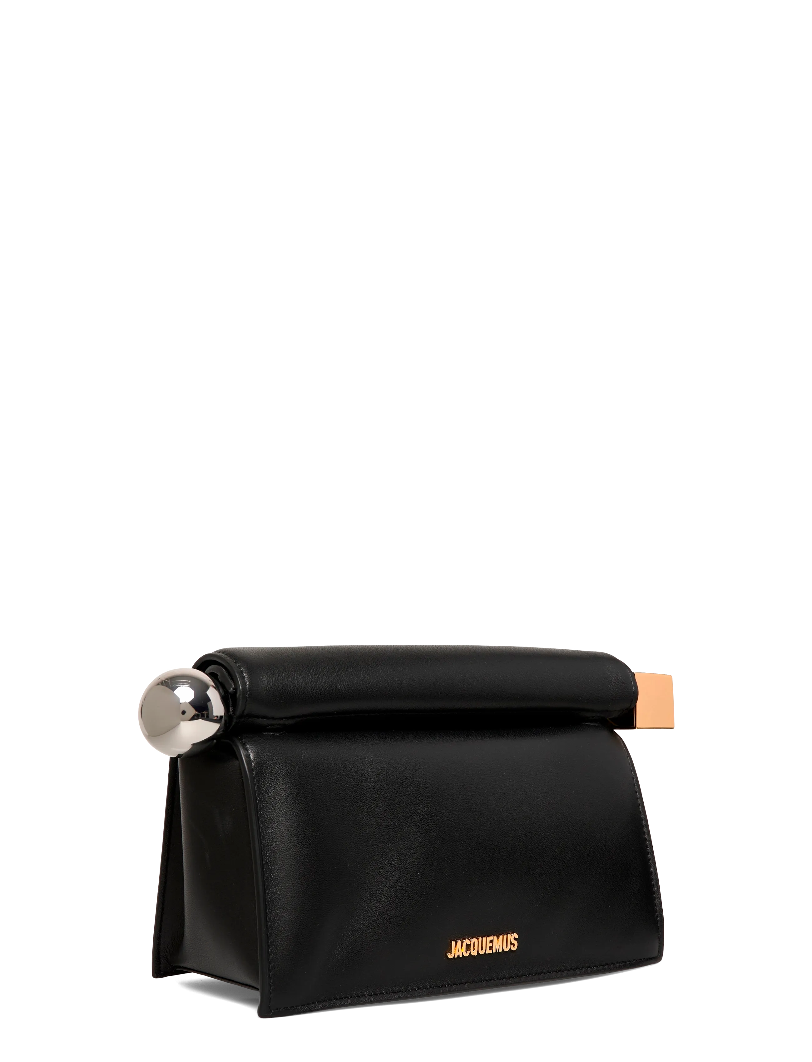 Jacquemus - La Pochette Rond Carré Clutch - besondere anlässe - black - 2