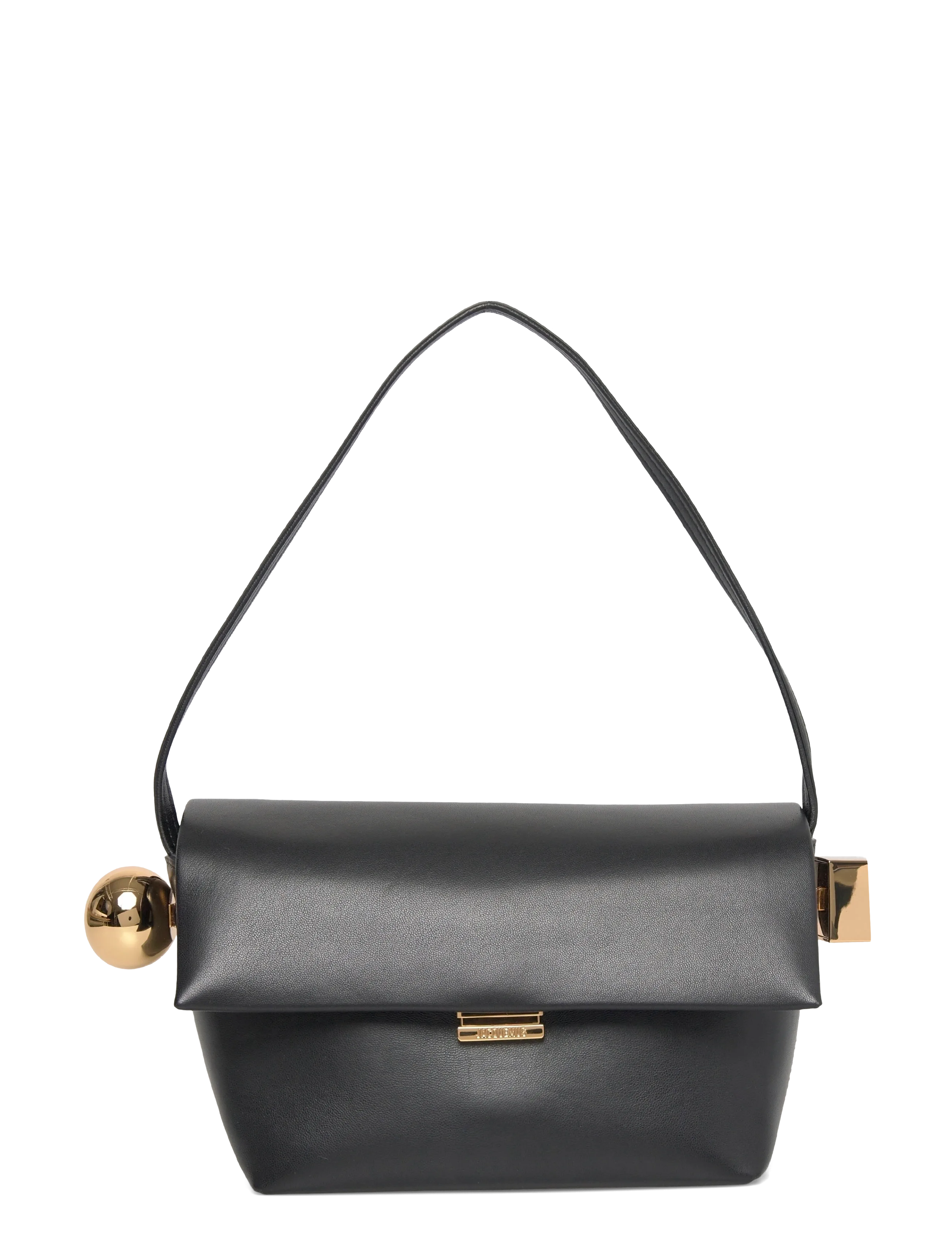Jacquemus Le Rond Carré Shoulder Bag, One Size, Bags, Schwarz - Small Bags-crossbody Frauen