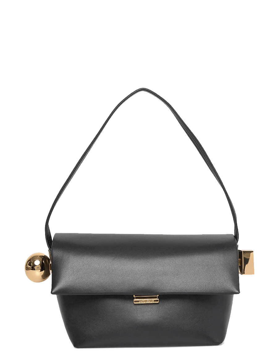 Jacquemus - Le Rond Carré shoulder Bag - skuldertasker - black - 0