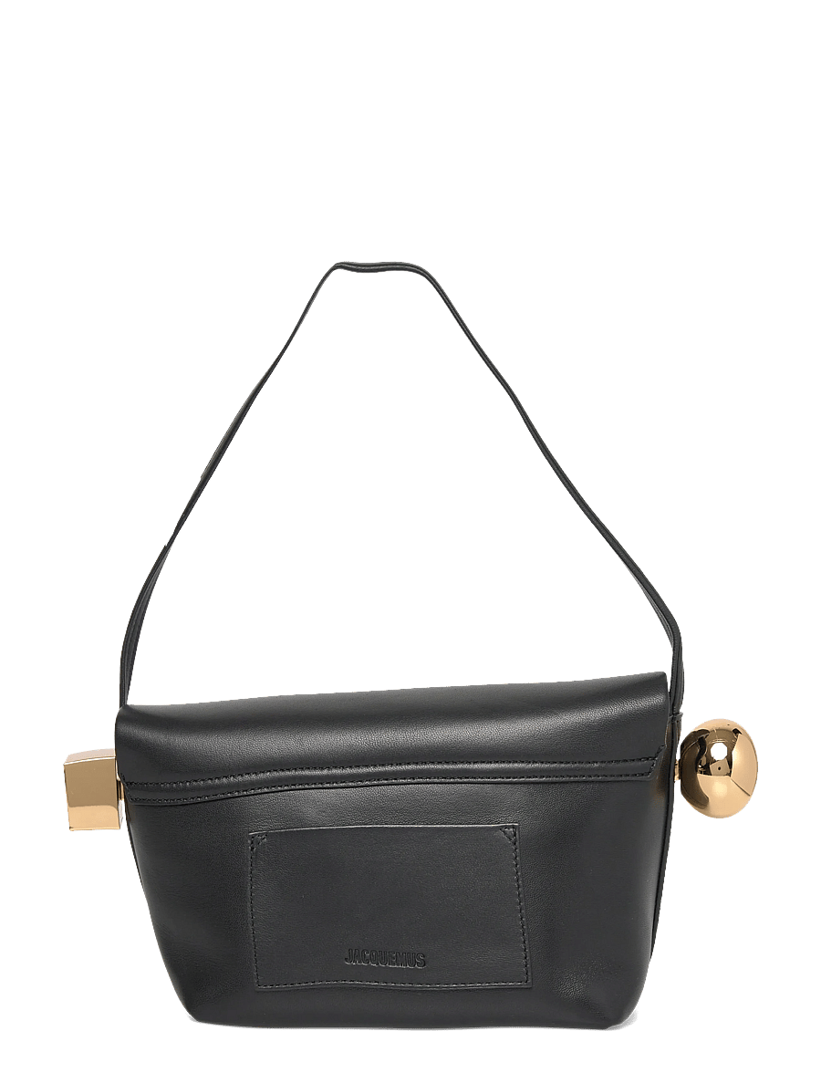 Jacquemus - Le Rond Carré shoulder Bag - skuldertasker - black - 1