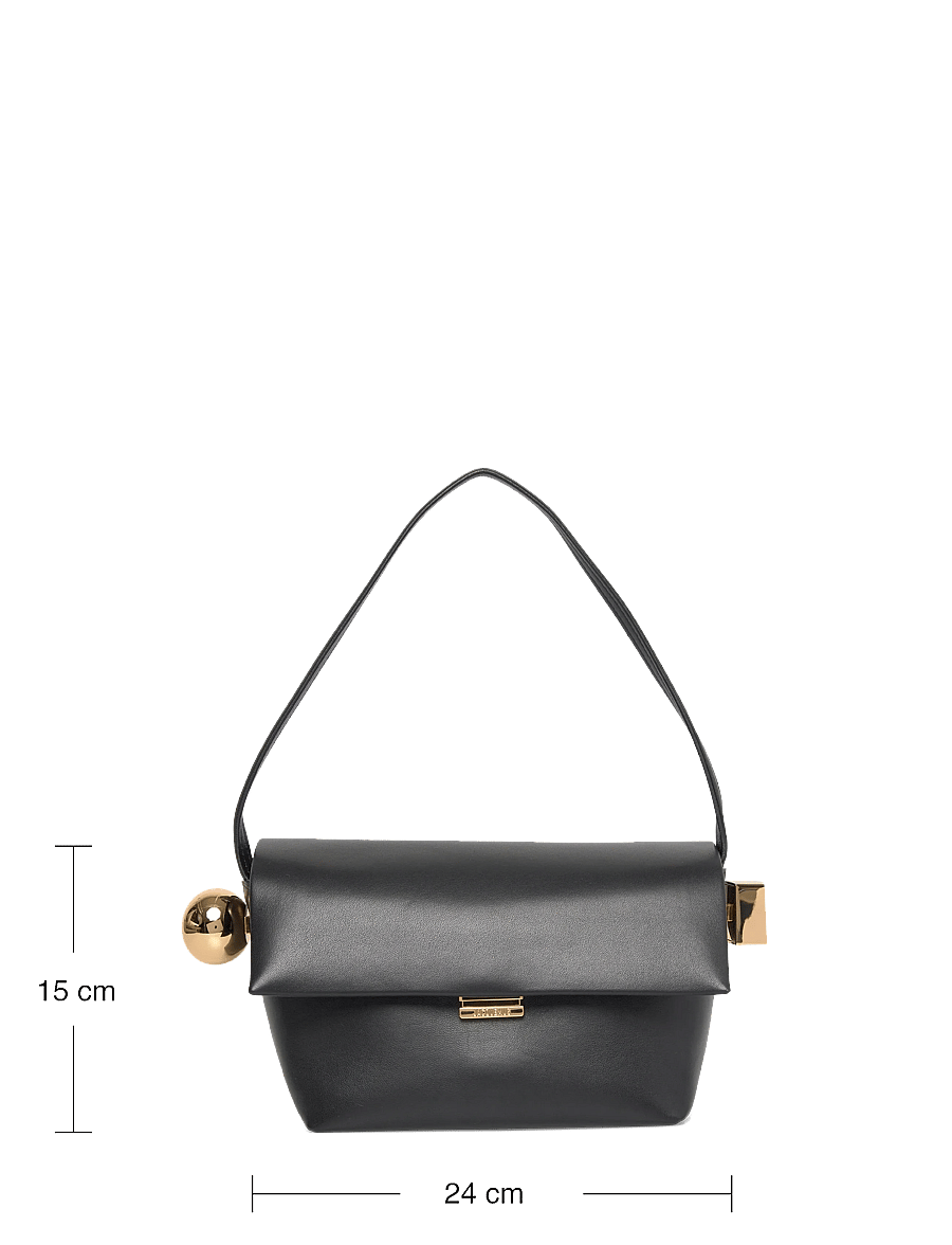 Jacquemus - Le Rond Carré shoulder Bag - skuldertasker - black - 3