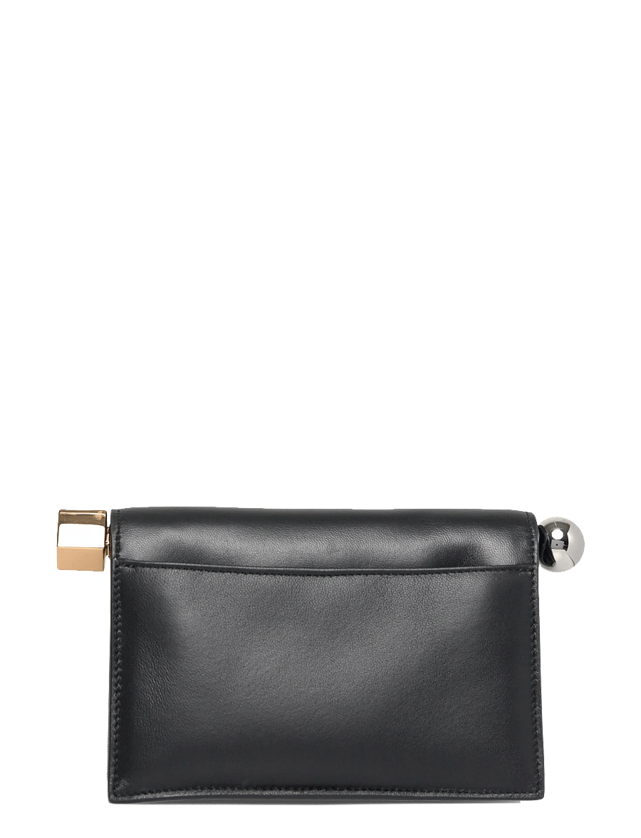 Jacquemus - Le Petit Pochette Rond Carré Bag - black - 1