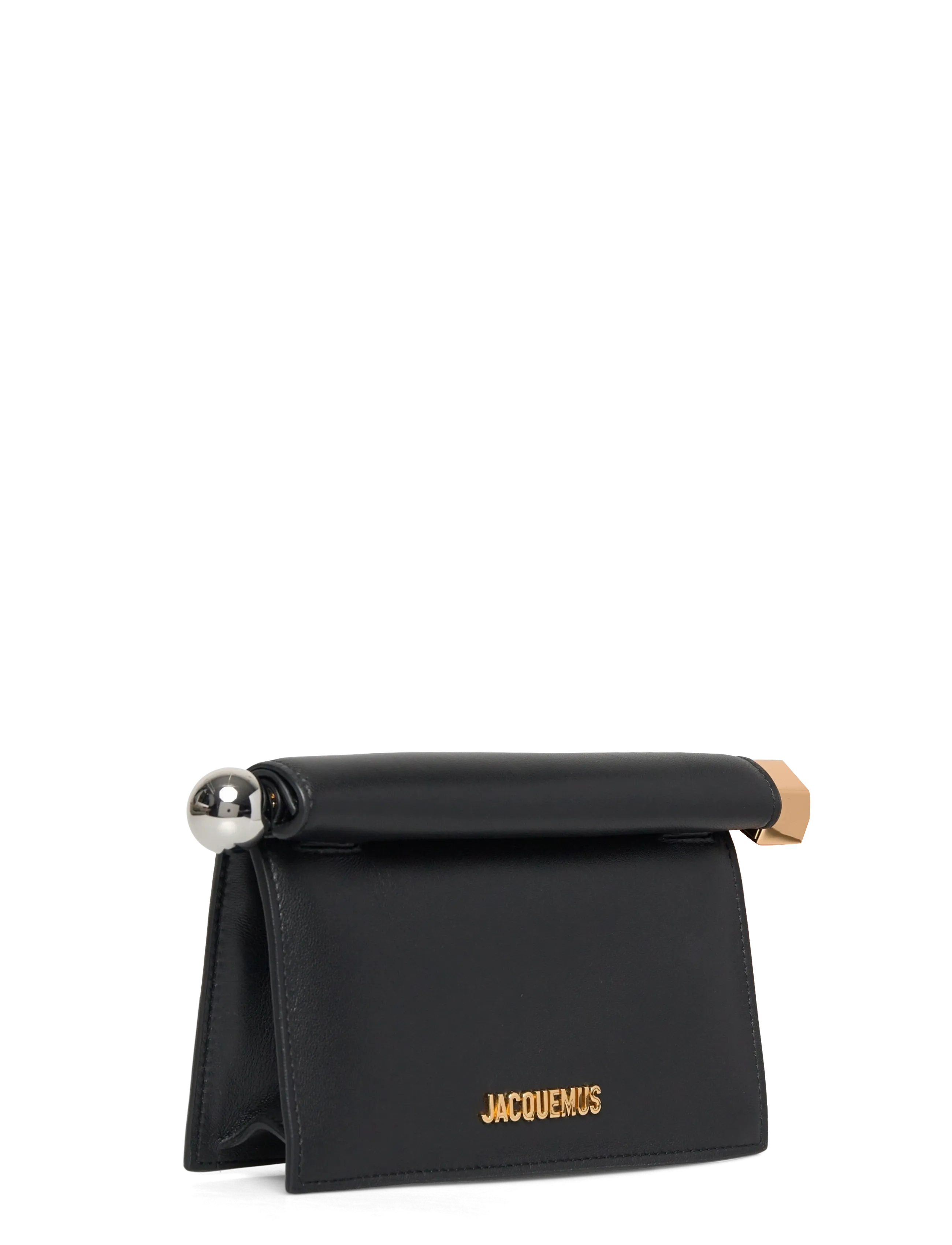 Jacquemus - Le Petit Pochette Rond Carré Bag - black - 2