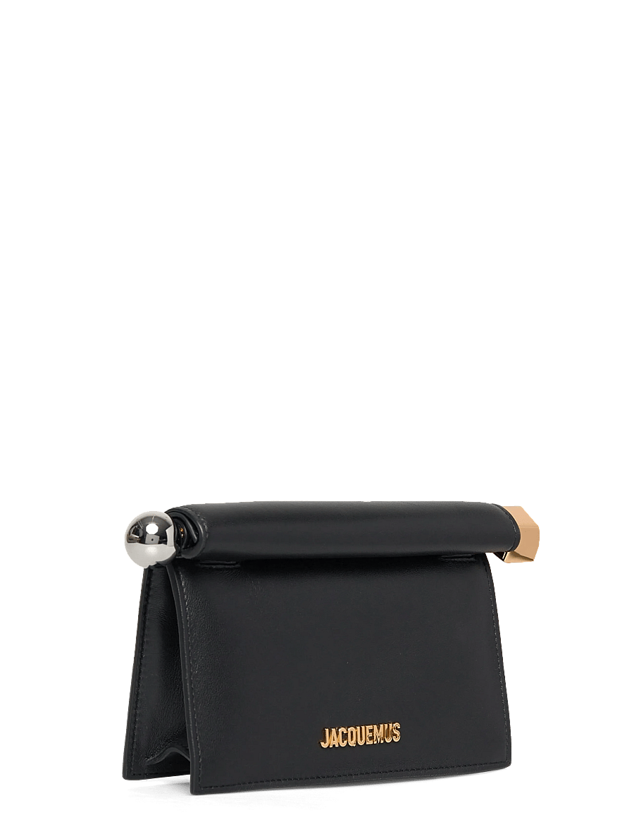 Jacquemus - Le Petit Pochette Rond Carré Bag - black - 2