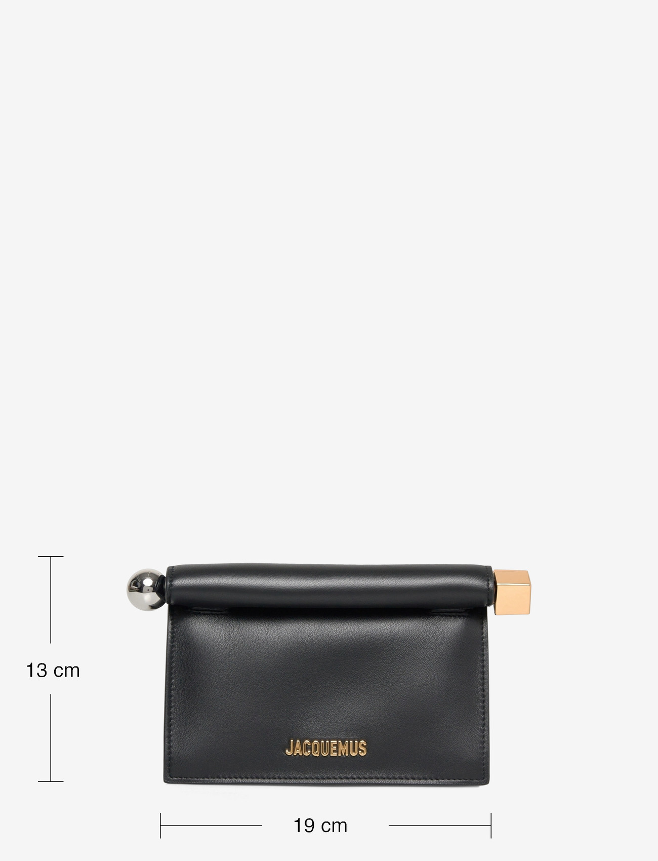 Jacquemus - Le Petit Pochette Rond Carré Bag - særlige begivenheder - black - 3
