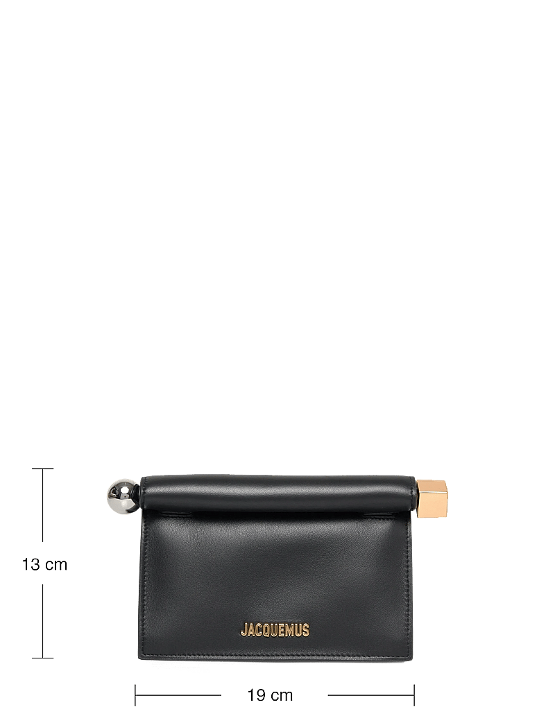Jacquemus - Le Petit Pochette Rond Carré Bag - særlige begivenheder - black - 3