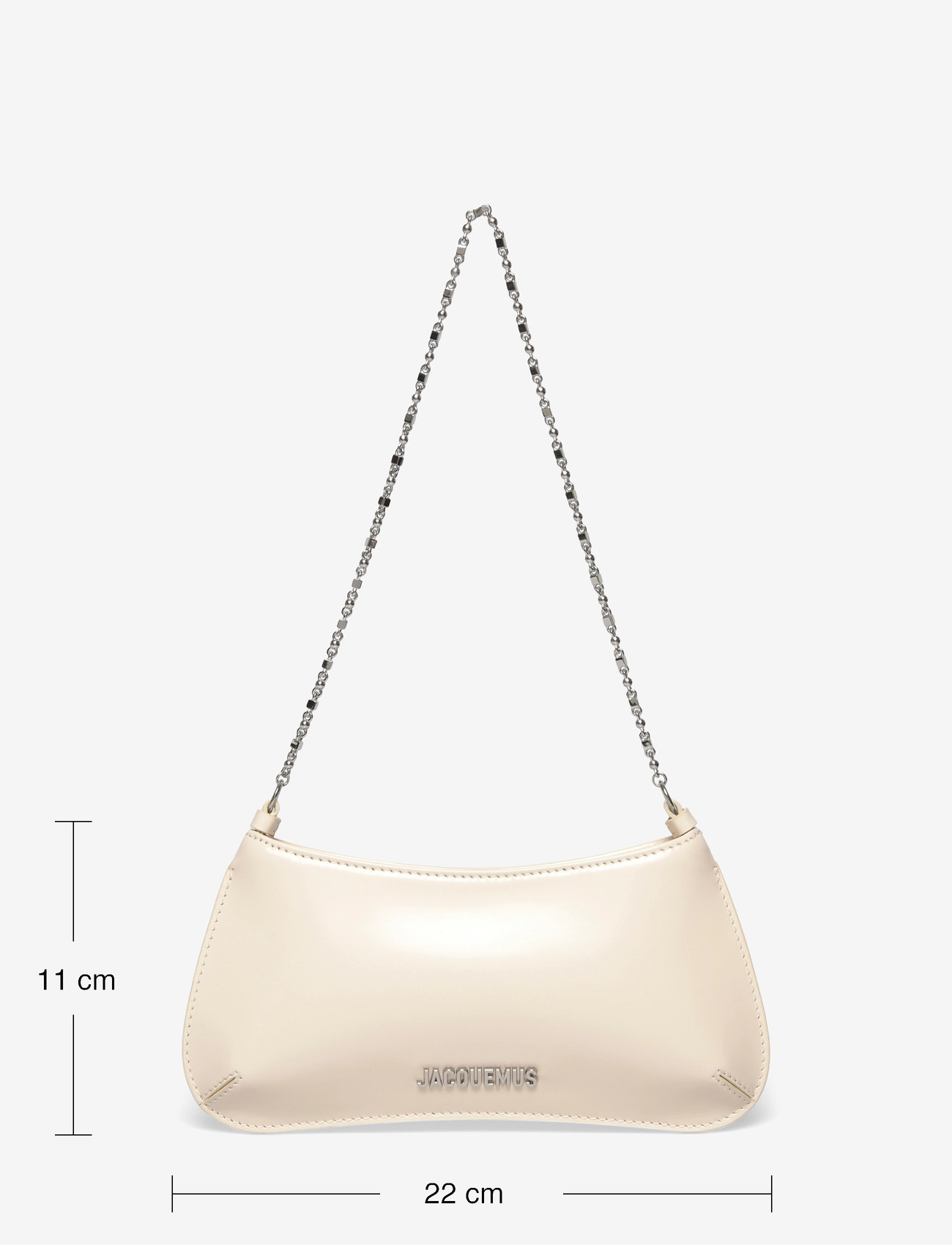 Jacquemus - The small Bisou Chaîne Bag - white - 3