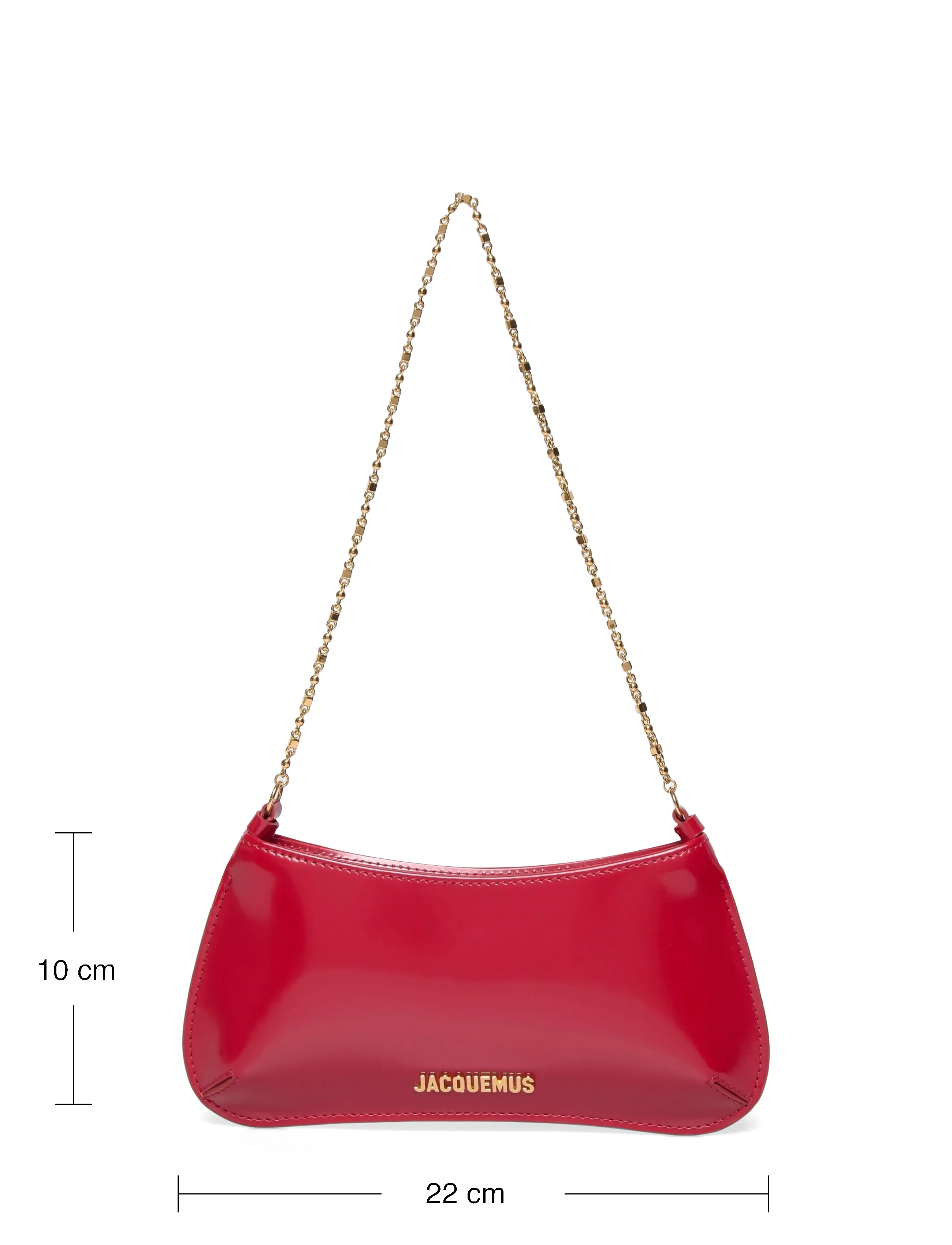 Jacquemus - The small Bisou Chaîne Bag - red - 3