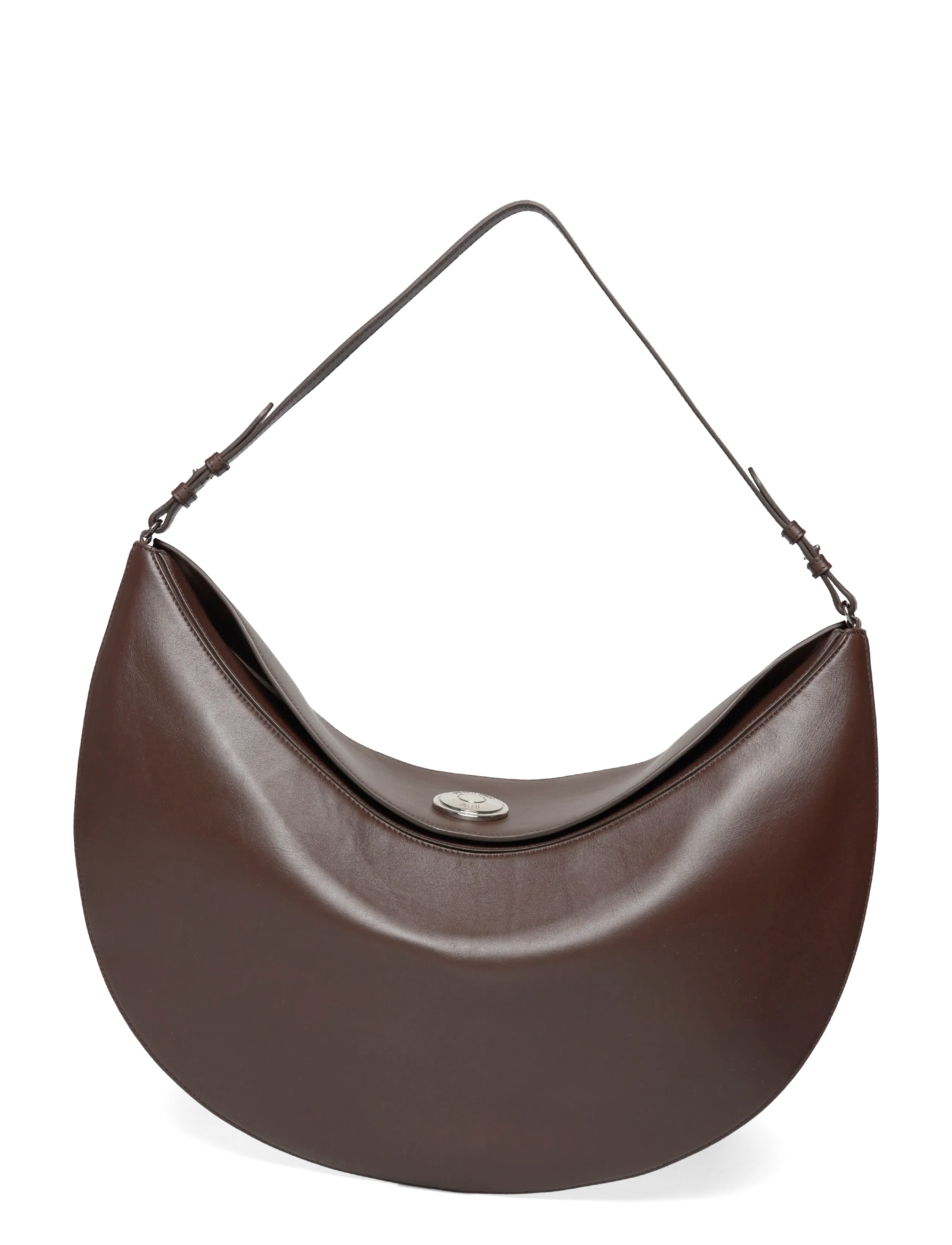 Jacquemus The Ovalo Bag, One Size, Brown, Tasker > Små Skuldertasker-Crossbody-Tasker, Dame