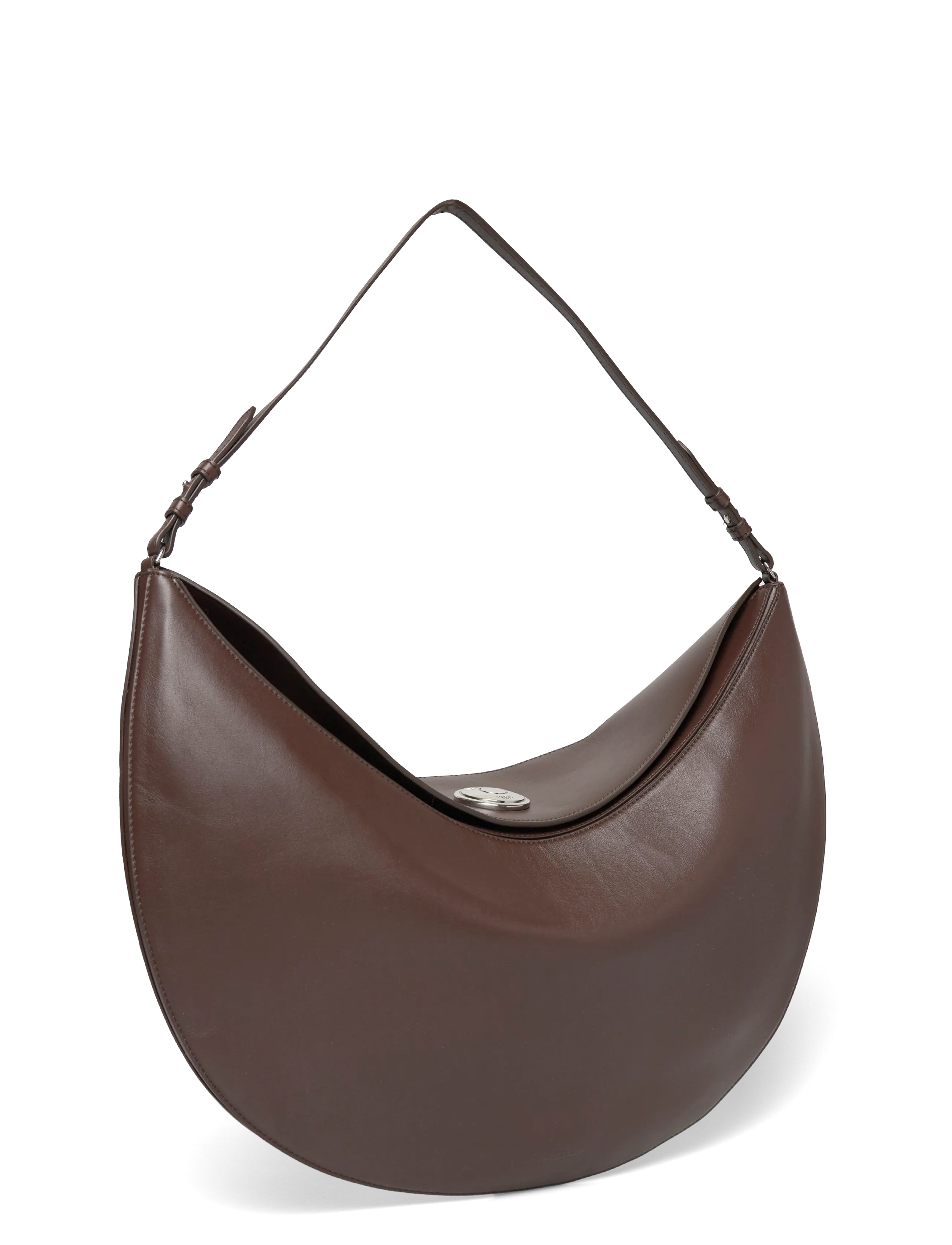 Jacquemus - The Ovalo Bag - shoulder bags - brown - 2