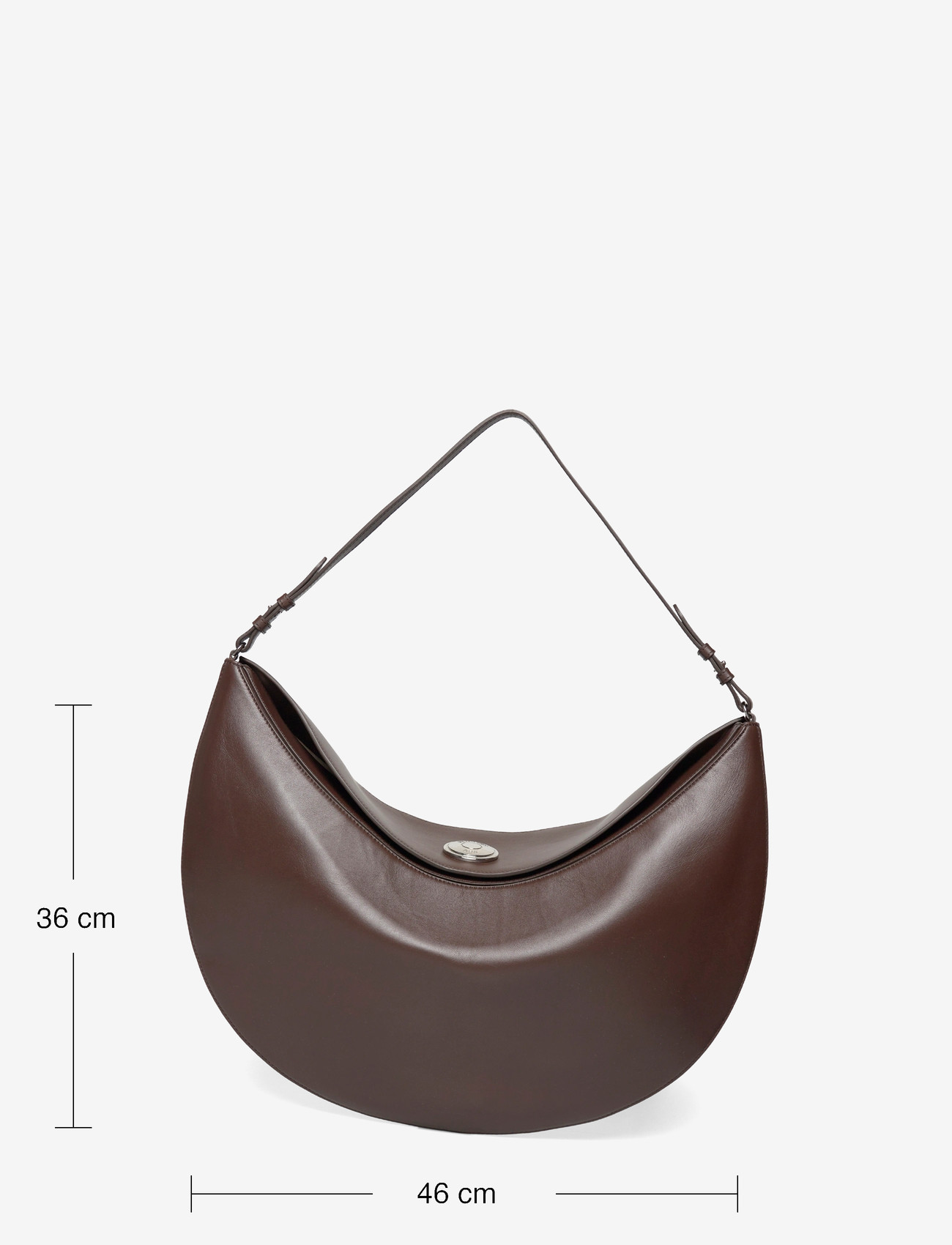 Jacquemus - The Ovalo Bag - skuldertasker - brown - 3