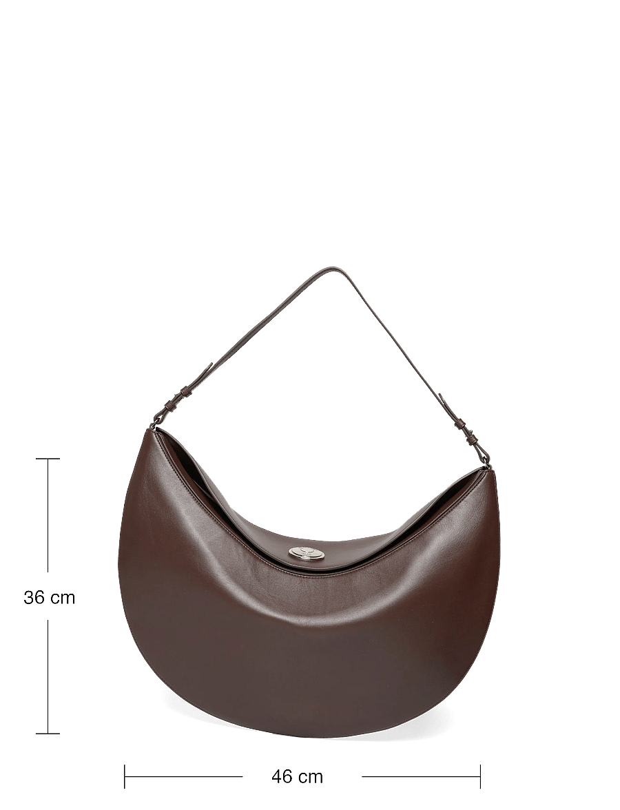 Jacquemus - The Ovalo Bag - schultertaschen - brown - 3