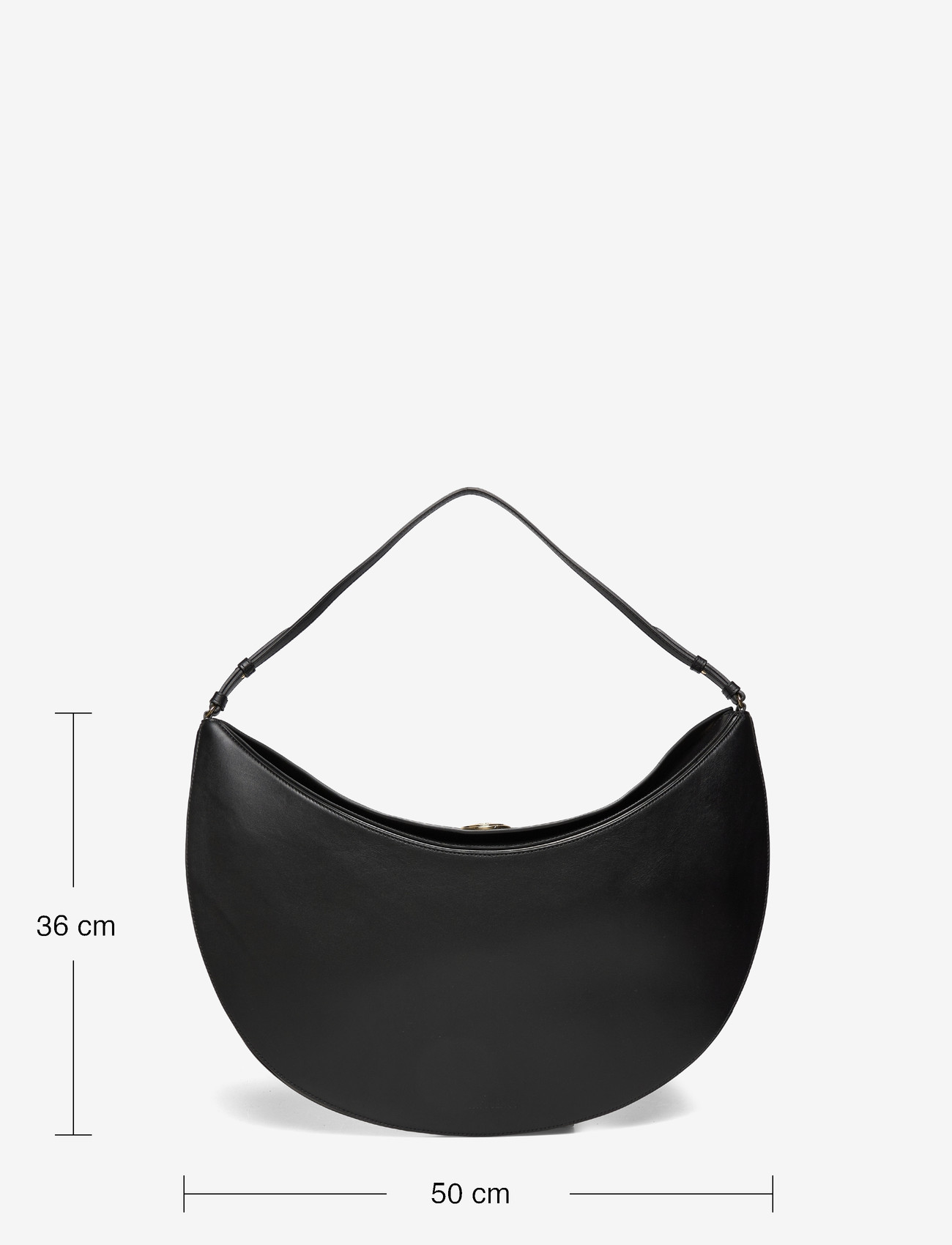 Jacquemus - Le Sac Ovalo - skuldertasker - black - 3