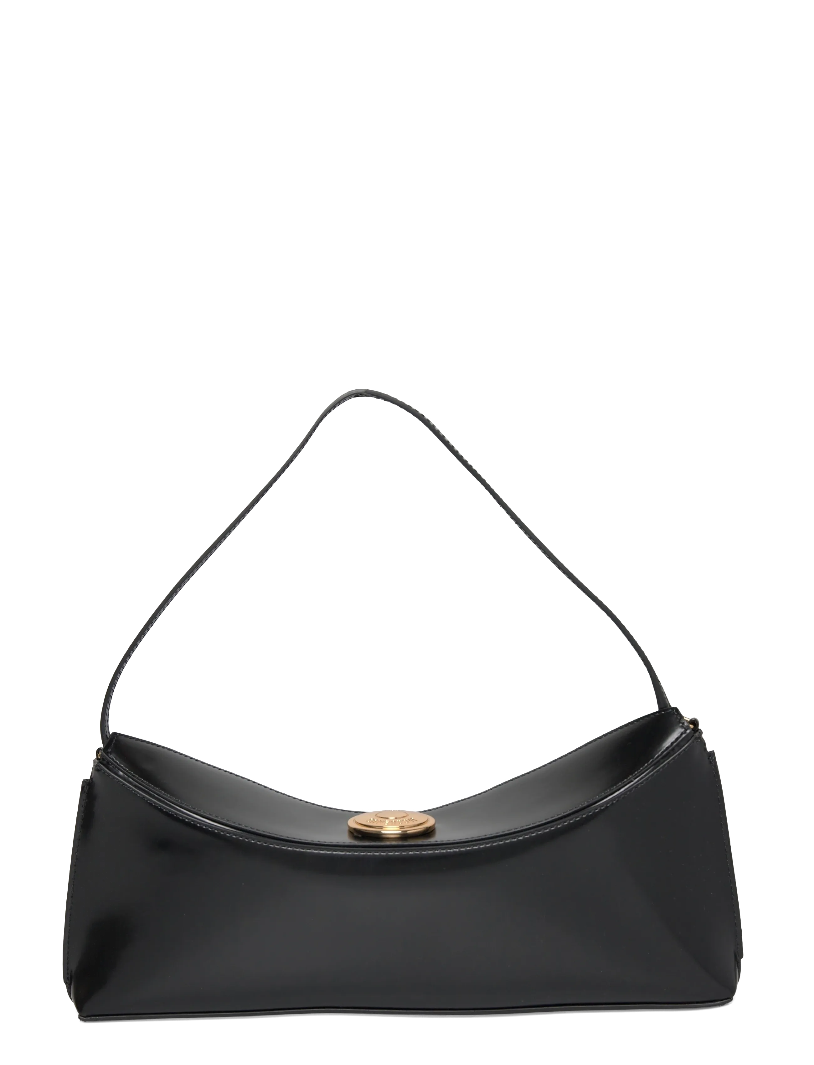 Jacquemus - The Clutch Ovalo Bag - skuldertasker - black - 1