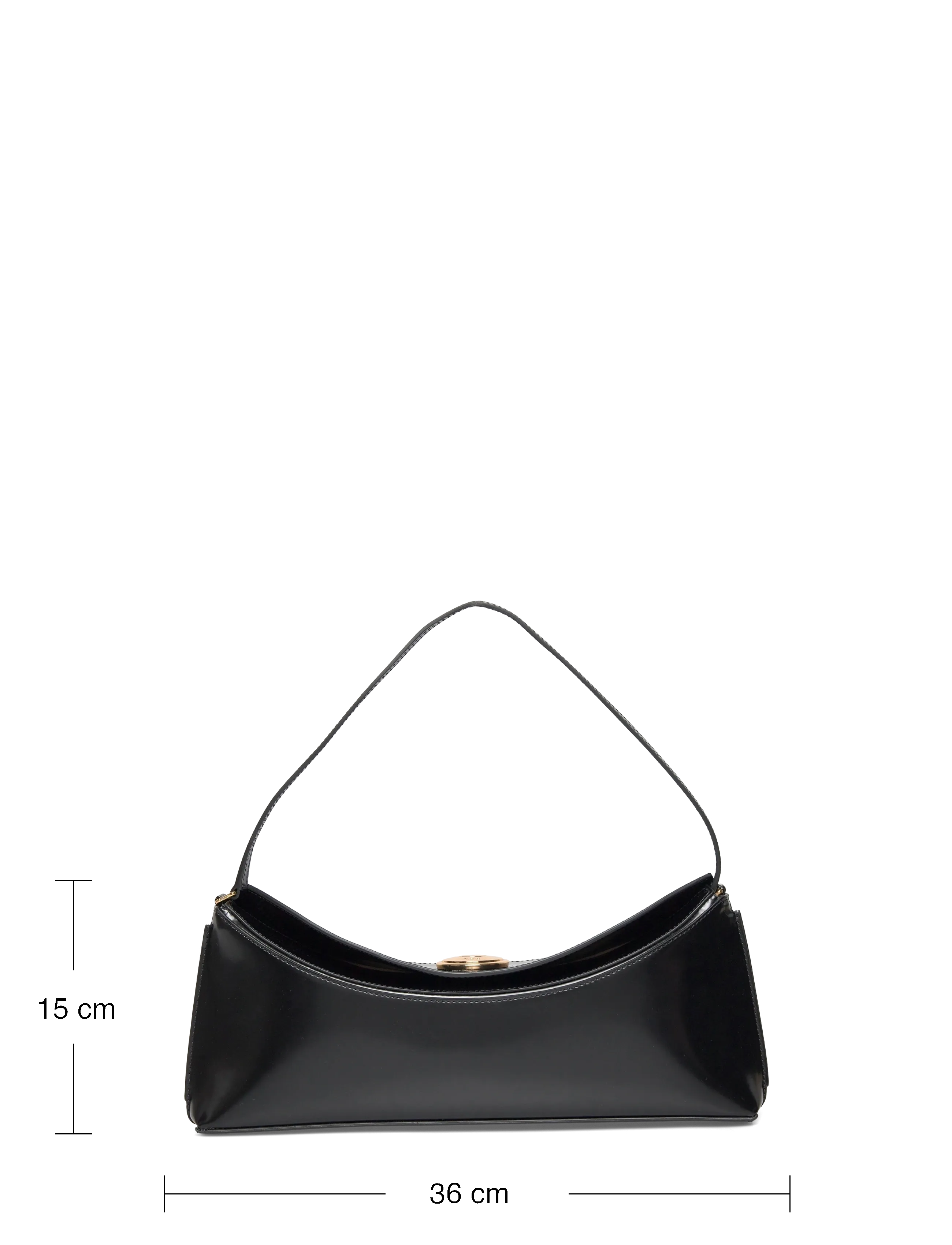 Jacquemus - The Clutch Ovalo Bag - skuldertasker - black - 3