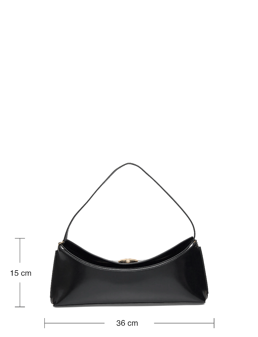Jacquemus - The Clutch Ovalo Bag - skuldertasker - black - 3