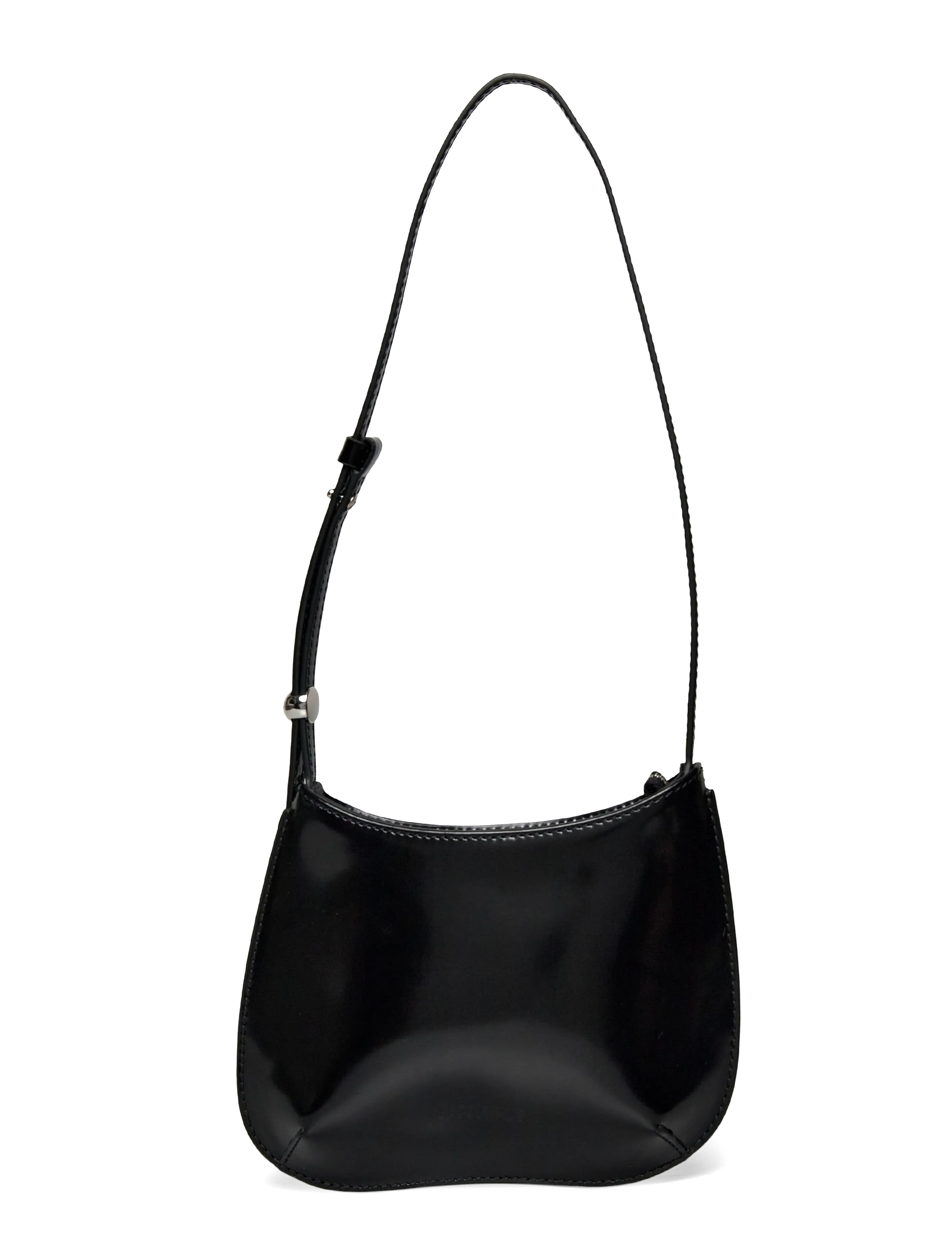 Jacquemus Le Petit Bisou Shoulder Bag - Bags - BLACK / black