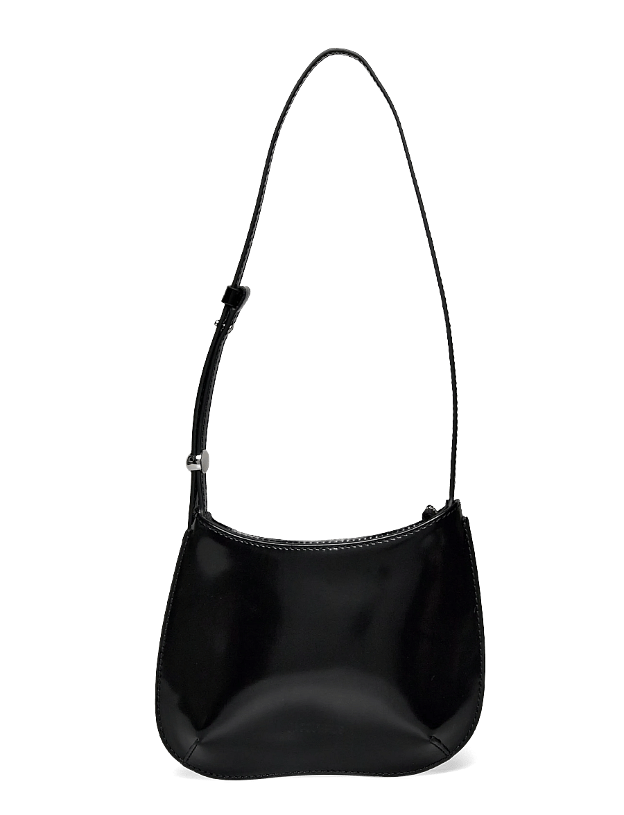 Jacquemus - Le Petit Bisou Shoulder Bag - skuldertasker - black - 0