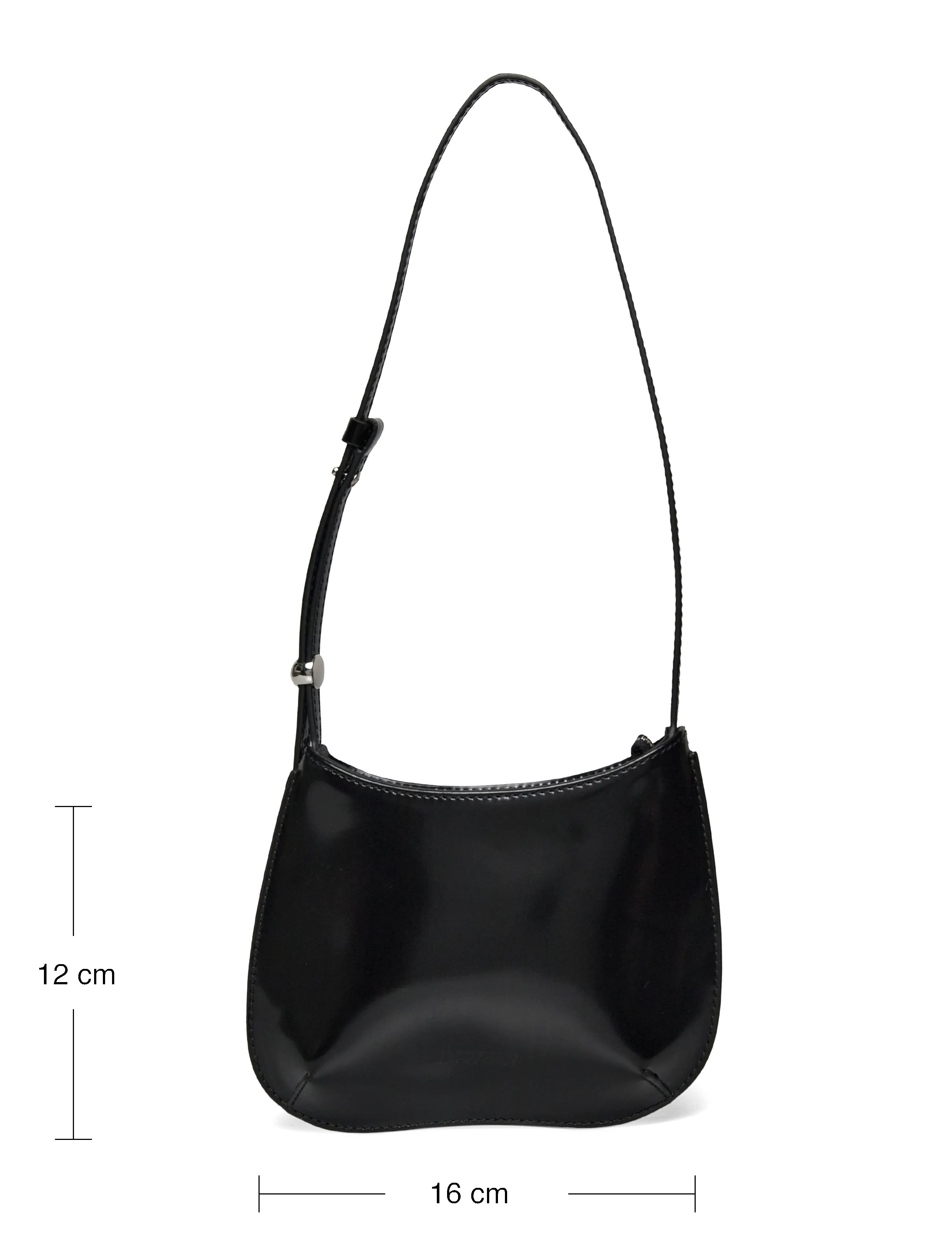 Jacquemus - Le Petit Bisou Shoulder Bag - schultertaschen - black - 3