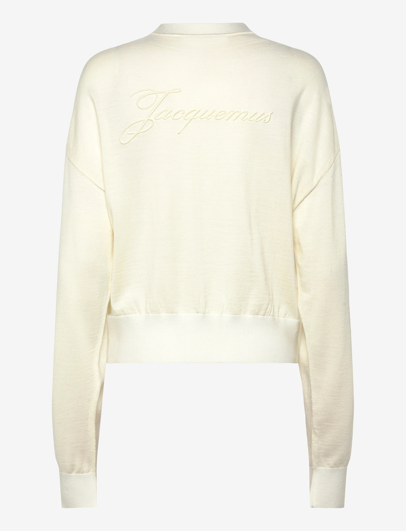 Jacquemus - Merino wool cardigan - cardigans - white - 1