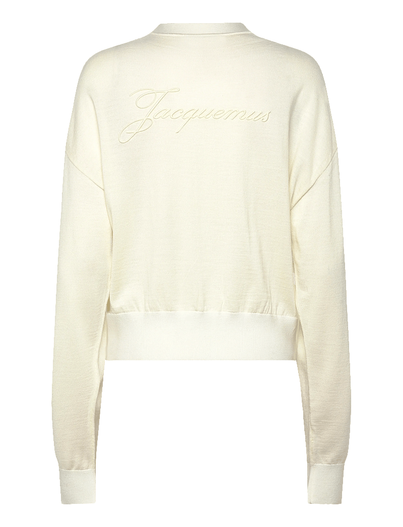 Jacquemus - Merino wool cardigan - cardigans - white - 1