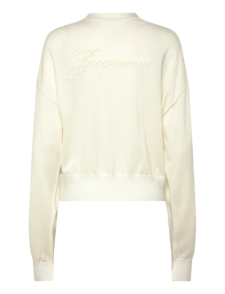 Jacquemus - Merino wool cardigan - cardigans - white - 1