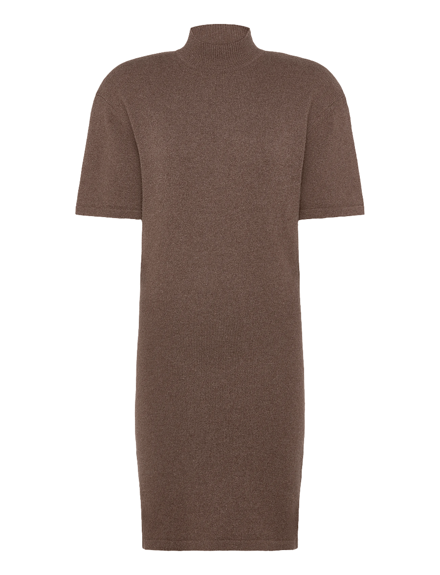 Jacquemus - The Castagna knit dress - strickkleider - brown - 0