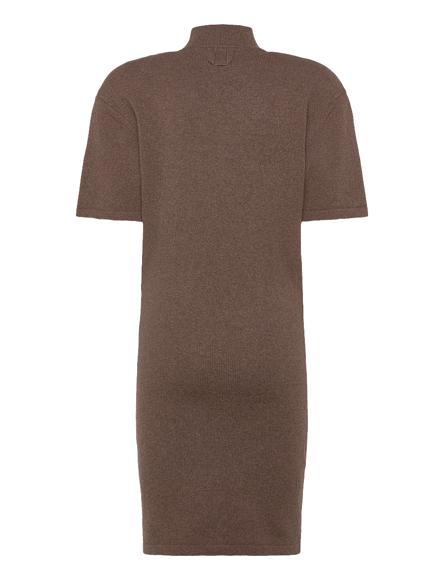 Jacquemus - The Castagna knit dress - strickkleider - brown - 1