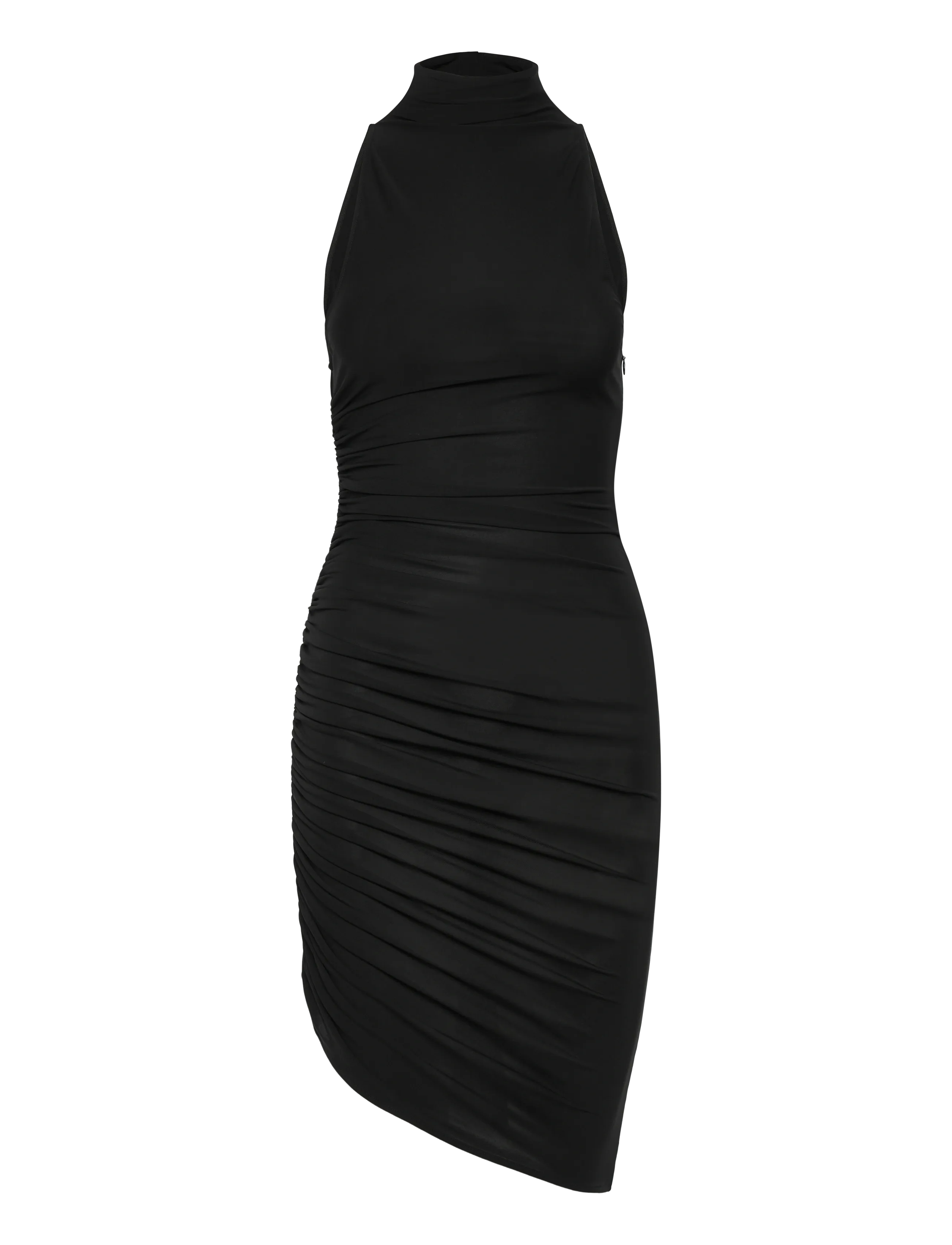 Jacquemus Asymmetric Square Dress, M, Black, Kjoler > Knælange Og Midi, Dame