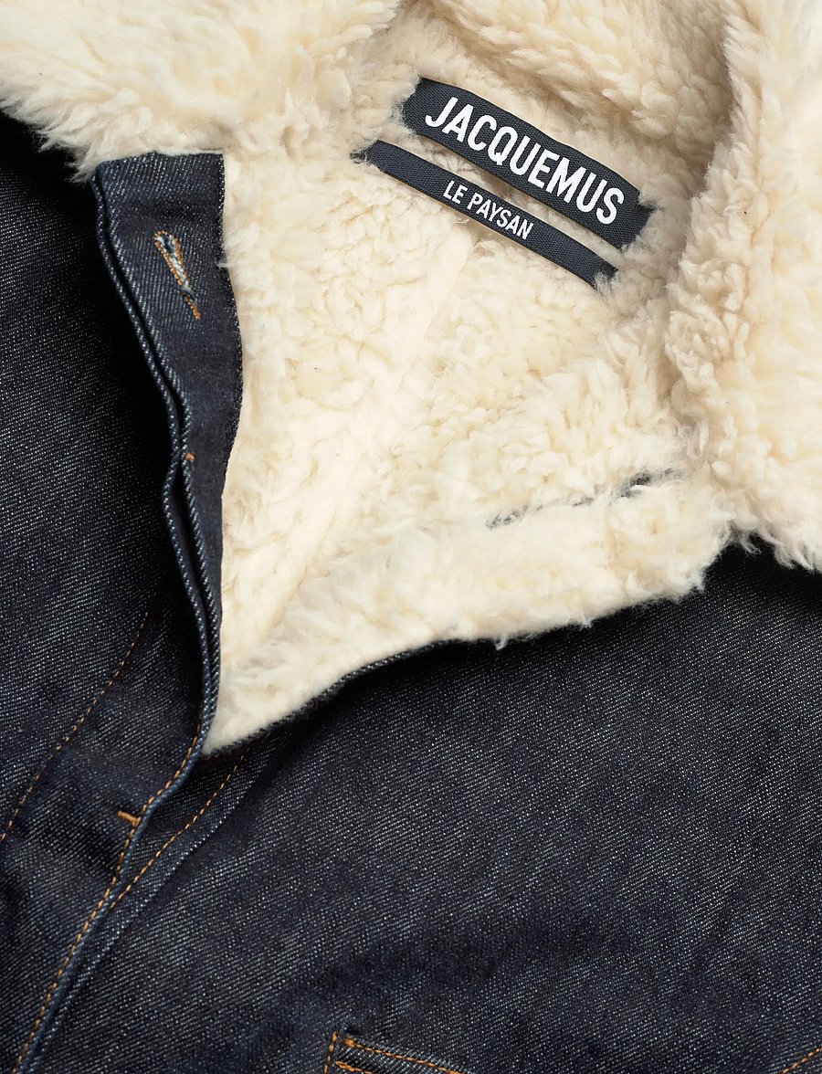 Jacquemus - The Ovalo de-Nîmes denim bomber jacket - denimjakker - blue - 2